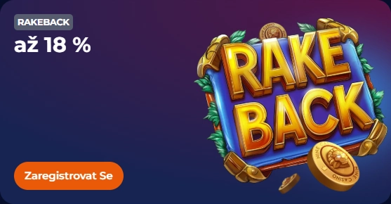 Nine Casino Rakeback až 18 % s tlačítkem Zaregistrovat Se