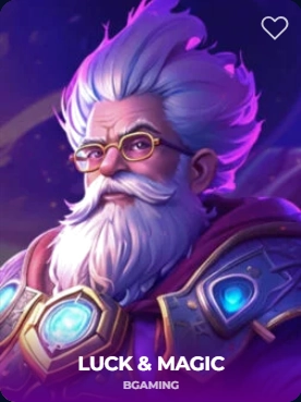 BGaming Luck & Magic slot hra s kouzelníkem