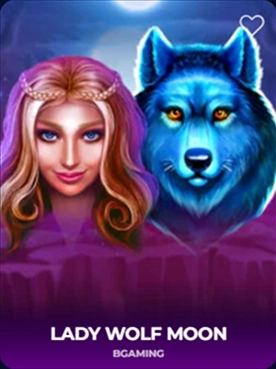 Lady Wolf Moon BGaming automat s vlkem a ženou pod měsícem